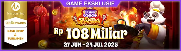 Turnamen & Cashdrop Panda Spin Royal